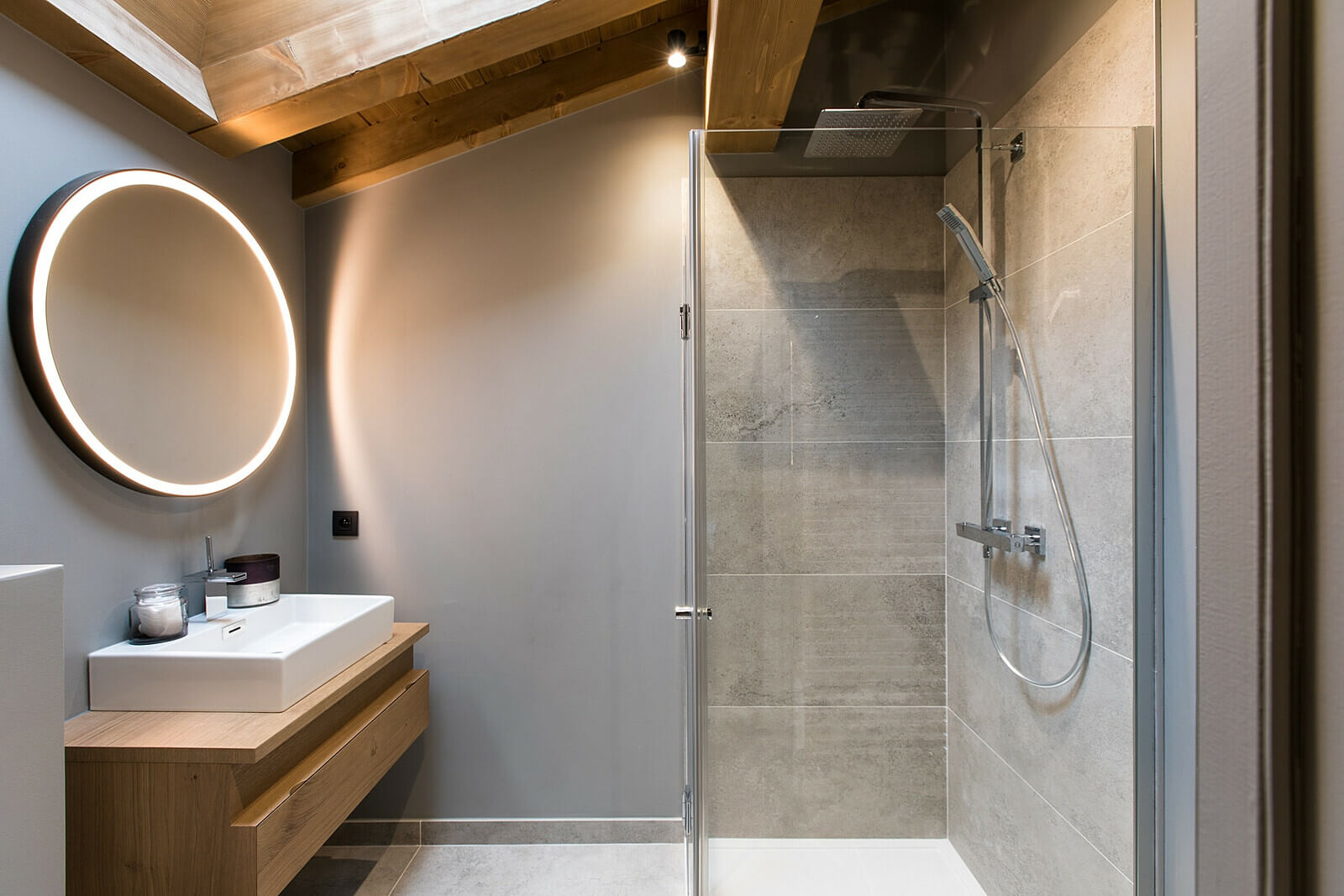 Ensuite shower room to Bedroom 2 with WC