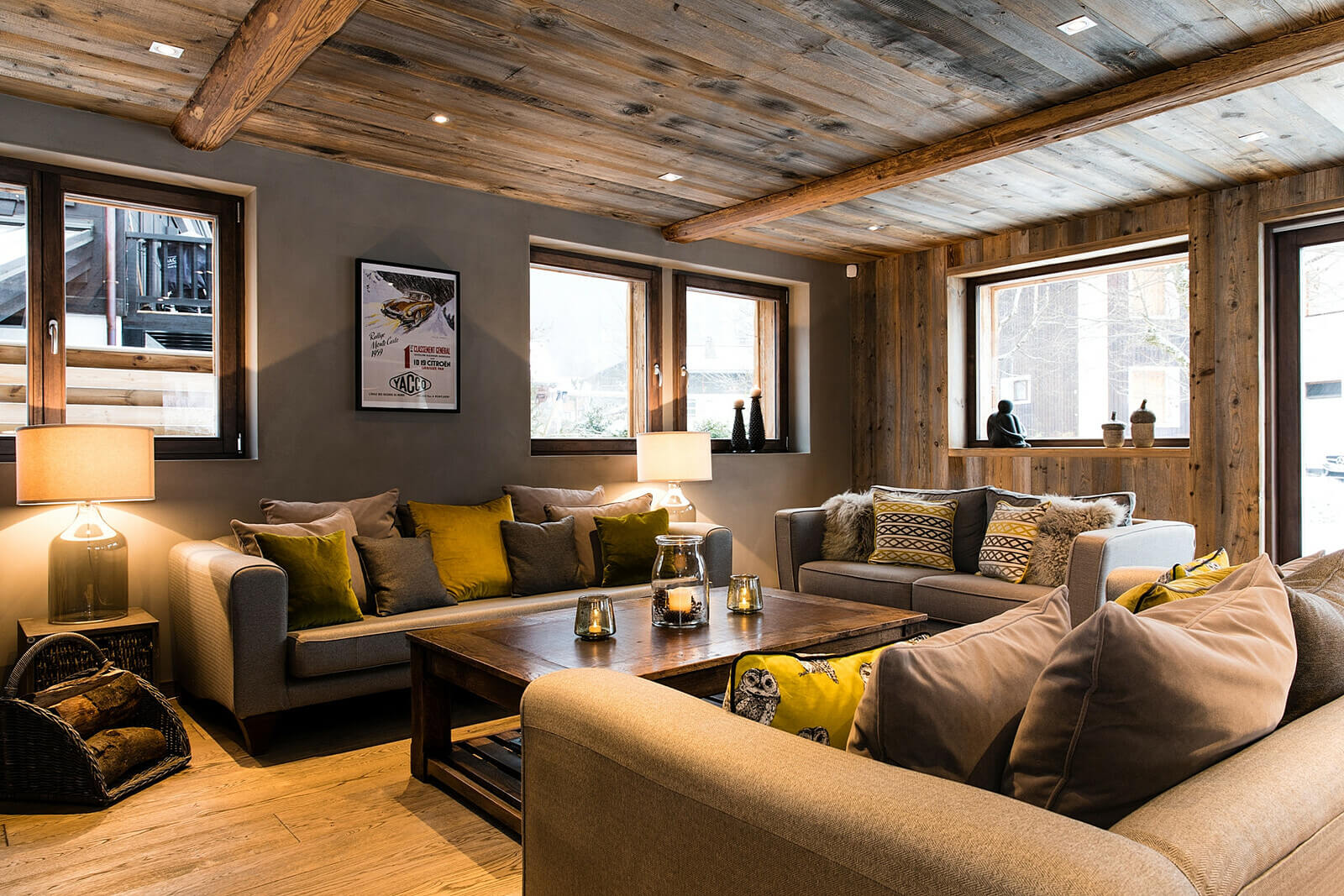 Luxurious lounge area