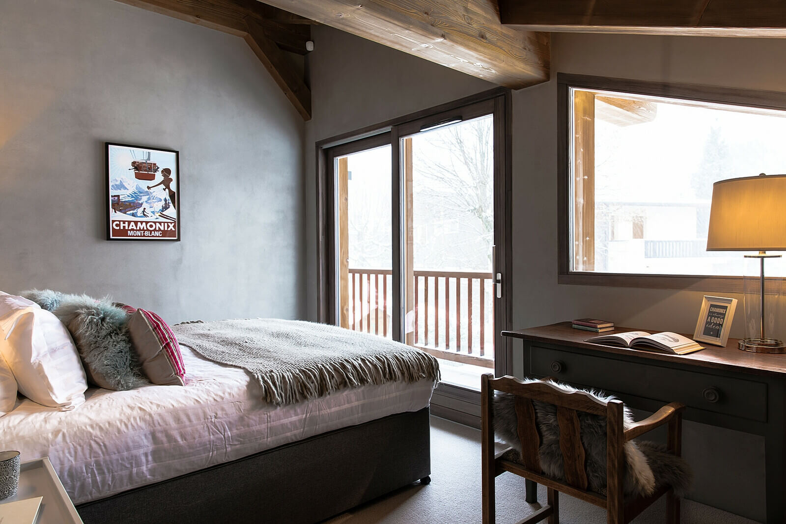 Bedroom 2, double room with ensuite and balcony