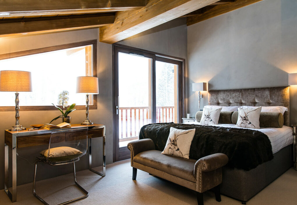 Bedroom 1, double room with ensuite and balcony